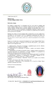 C-001-2017 respuesta Nación Soberana Cherokee-Tejas-001